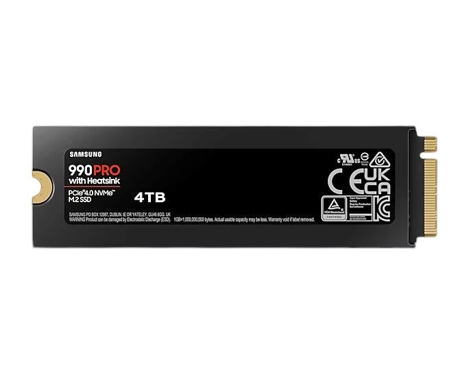 Samsung 990 PRO NVMe M.2 SSD with Heatsink – Blazing Fast PCIe 4.0 Speeds Samsung 990 PRO NVMe M.2 SSD with Heatsink – Blazing Fast PCIe 4.0 Speeds